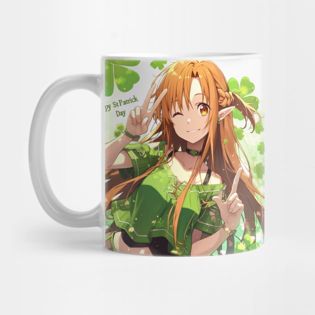 asuna st patricks day by WabiSabi Wonders